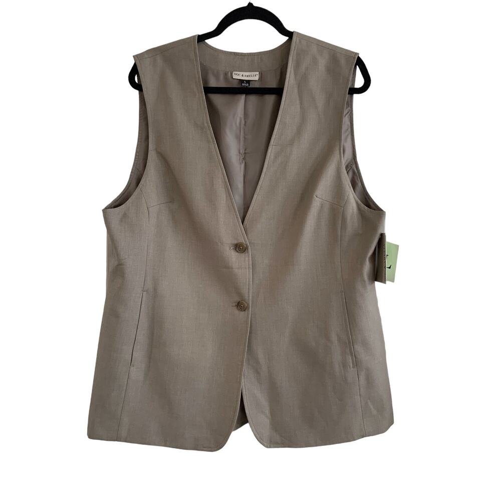 Doc & Amelia Large 2 Button Uniform Vest